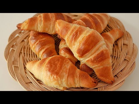 [접지 않고 만든] 크루아상! 세상에서 가장 쉽게 만드는 방법! (No Fold! The easiest way to make croissants in the world!)