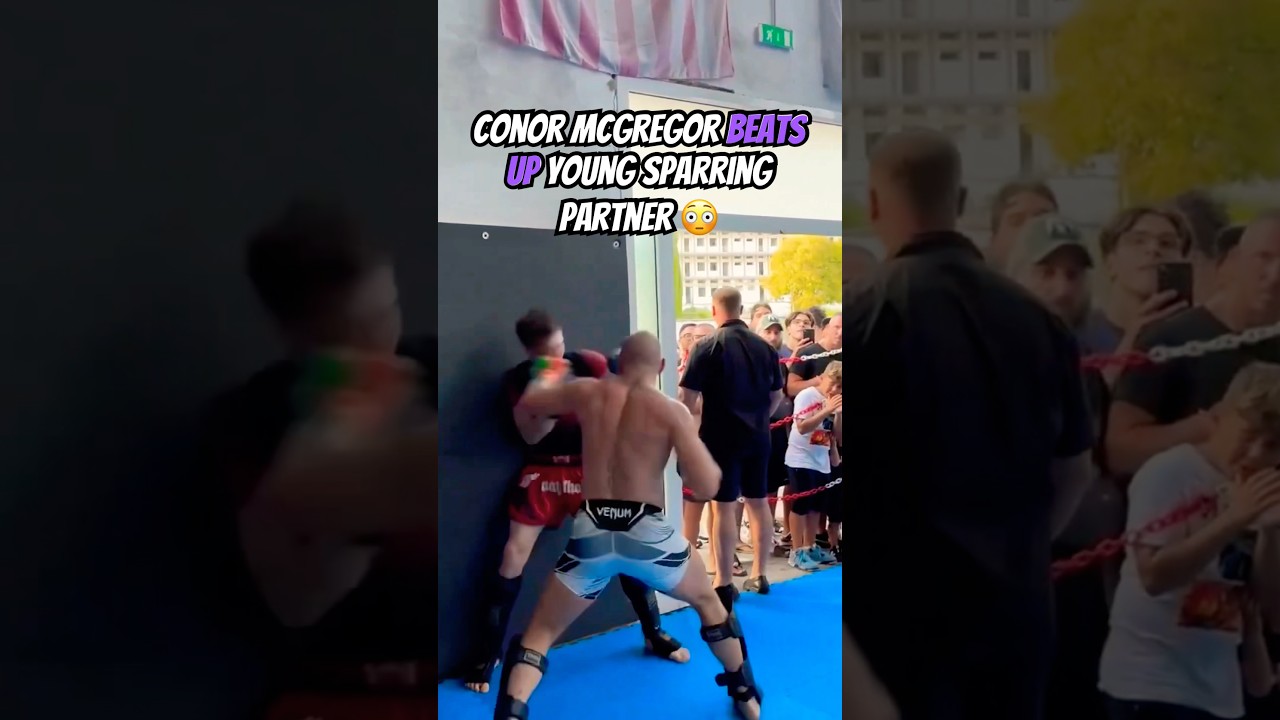 Conor McGregor BEATS UP Young Sparring Partner As He Trains For Next UFC Fight 