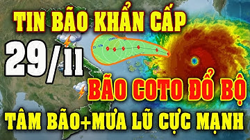Tin bão Mới Nhất | Dự báo thời tiết hôm nay ngày mai 29/11 | dự báo thời tiết 3 ngày tới #thoitiet