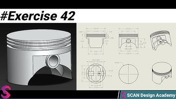 Solidworks Tutorial Exercise 42 | #solidworks | #beginners