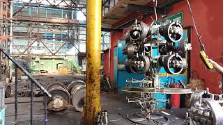 Indian railway carriage roller bearing workshop, Amazing view of Bearing maintenance for train wheel