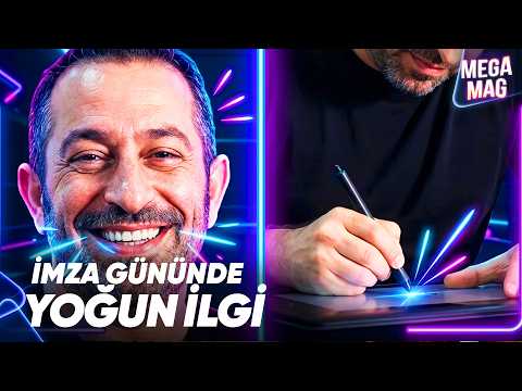 Cem Yılmaz'ın imza gününe yoğun ilgi ✍️