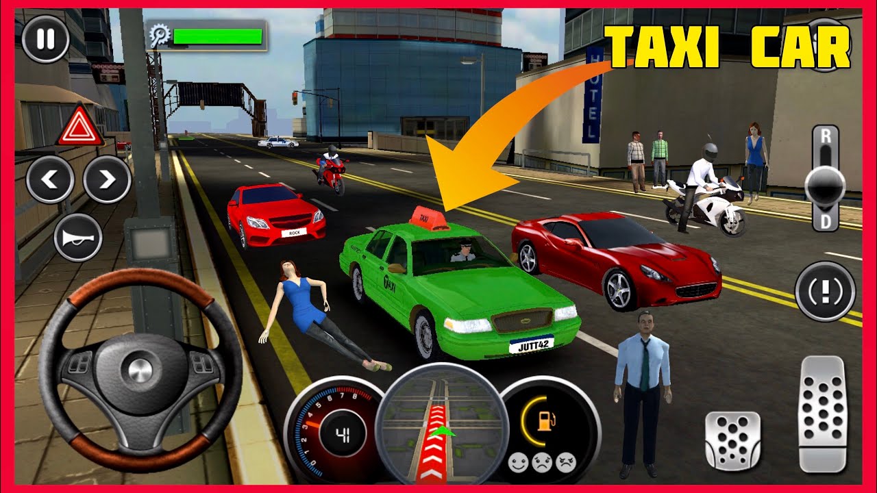 TAXI DRIVER 3D GAME #06 | TAXI SIMULATOR | NEW TAXI GAMES 2021 | ANDROID GAMEPLAY | JUTT42 GAMERZ