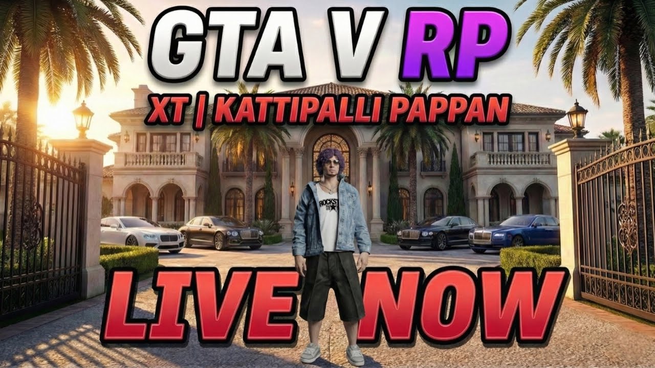 Monitoring Started XT | KATTIPALLI PAPPAN |GTA V RP Malayalam | Fun & Chaos in XLANTIS ! Live Stream
