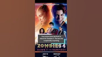 Four actors have declined to return for Zombies 5. The last one is especially surprising #usa