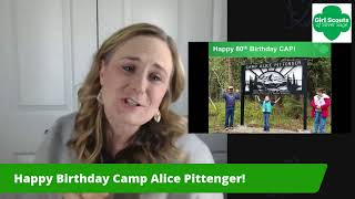 Camp Alice Pittenger's 80th Birthday