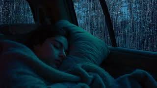 Stop Overthinking Tonight with Heavy Rain & Thunder on Car in Wild Storm at Night