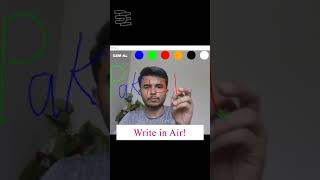 Air Canvas Project [Digital Image Processing, Python, OpenCV] | Youtube #shorts