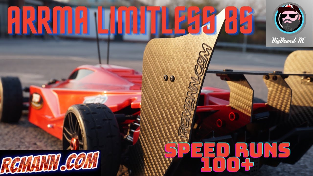 Arrma limitless 8s Speed Run rc mann sponsored limitless - YouTube