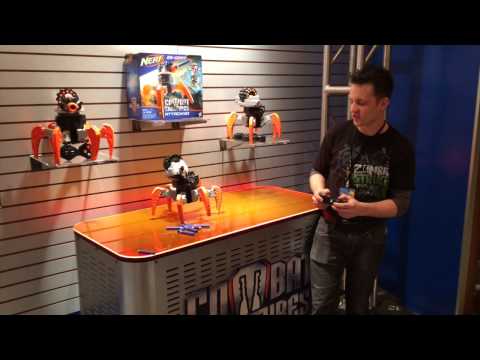 Hasbro's NERF Combat Creatures Attacknid at Toy Fair 2014