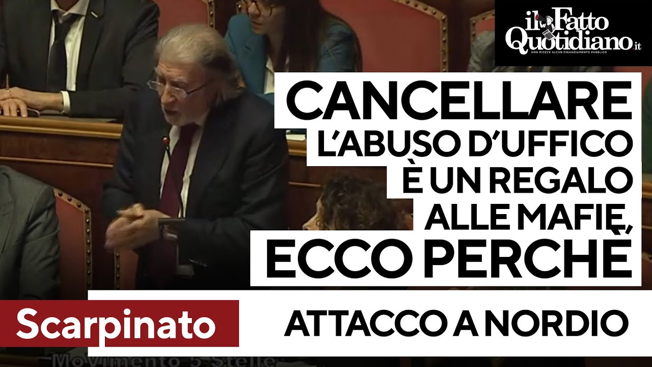 Scarpinato contro Nordio: 