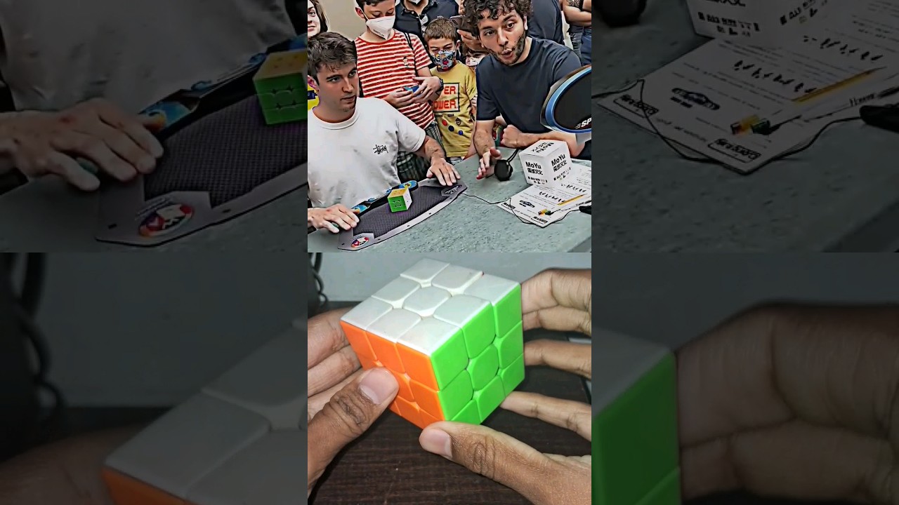 I Solved #rubikscube In 1sec 🤣