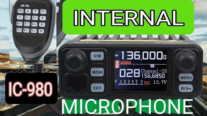 HIROYASU  IC-980 Pro - Internal Mocrophone Set Up & Test