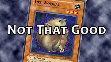 Des Wombat Isn