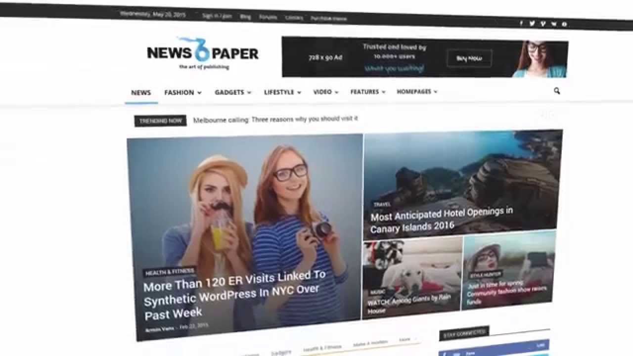 Newspaper 6 Tutorial - How to update theme via WordPress - YouTube