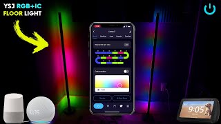 Get THESE Color Lights 🔥 YSJ RGB-IC Floor Lamp w/App & Alexa Control