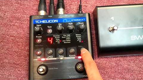 TC-HELICON CREATE-XT FX Megaphones (user preset setting)