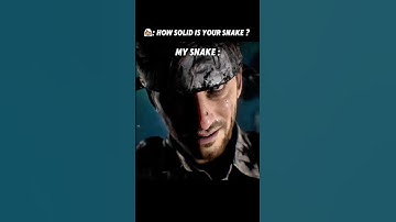 When the snake is solid #deathstranding2 #metalgearsolid #shorts