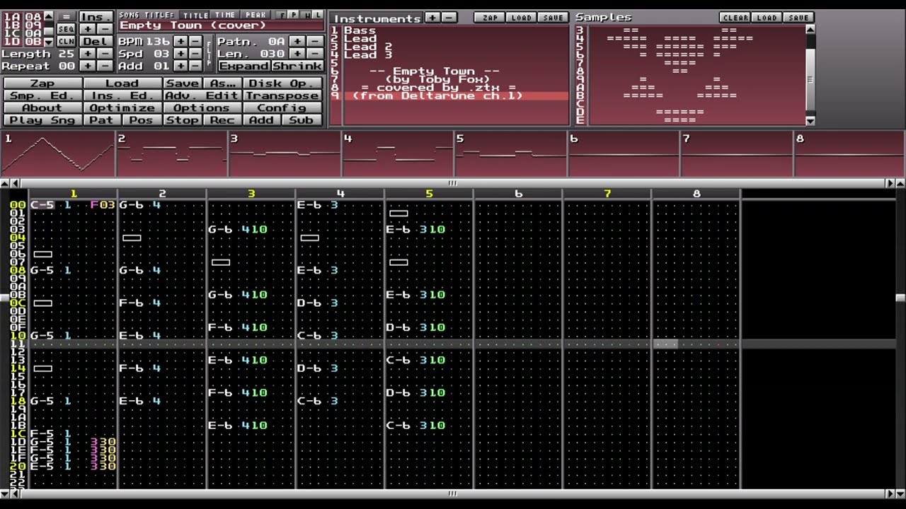 MilkyTracker | Empty Town (Toby Fox cover)