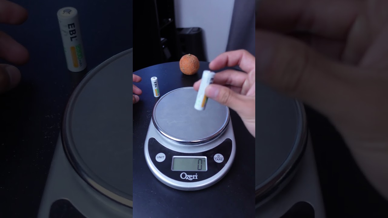 Will a battery with less charge weight less then a fully charge one!?