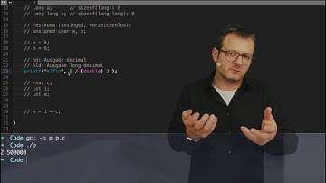 2023 11 07 Programmieren am Nachmittag, Skript Kapitel 4 - 5, Operatoren, Typumwandlung printf/scanf