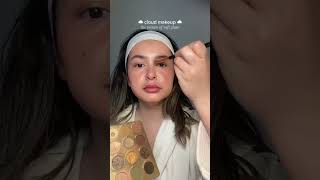 cloud makeup tutorial — viral tiktok trend (soft glam makeup)