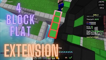 4 Block Flat EXTENSION / BLOCK CLUTCH