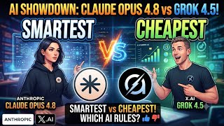Claude Opus 4.8 vs Grok 4.5 — Cheapest vs Smartest AI