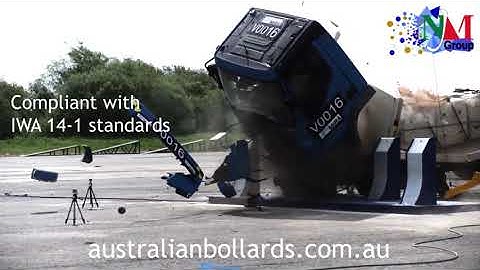 Centurion Surface Mounted HVM Sliding Bollard System - Testing