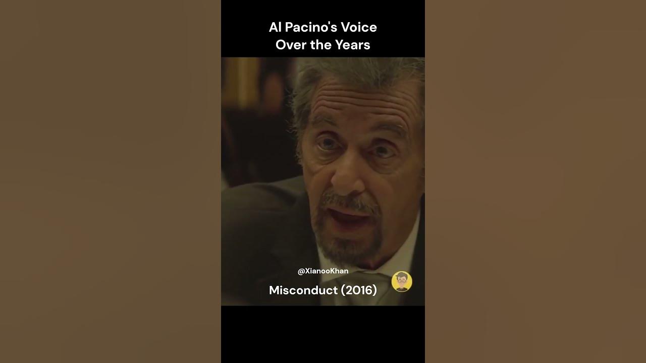 Al Pacino's Voice Over the Years | 1970 to 2022 | The Godfather to