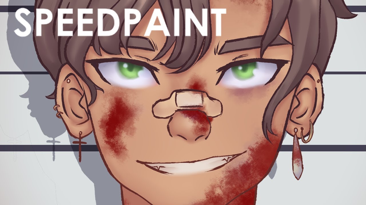 Harvee Learns to Draw #7 - Speedpaint - Paint Tool Sai 2 - YouTube