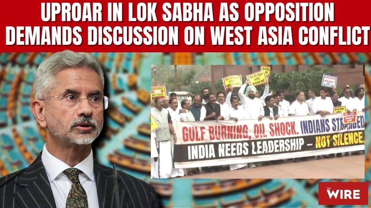 Uproar in Lok Sabha as Opposition Demands Discussion on West Asia Conflict