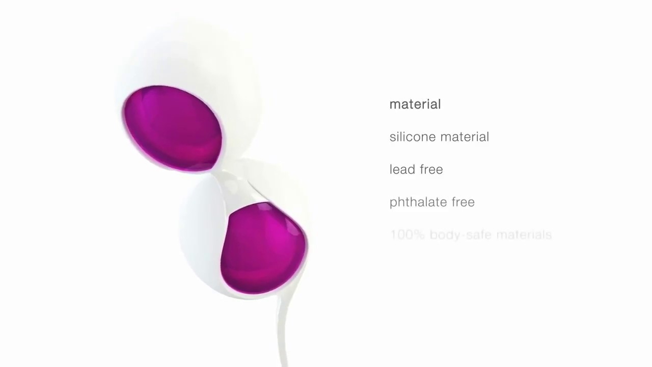 Venušiny kegel kuličky OVO L1A LOVE BALL růžové