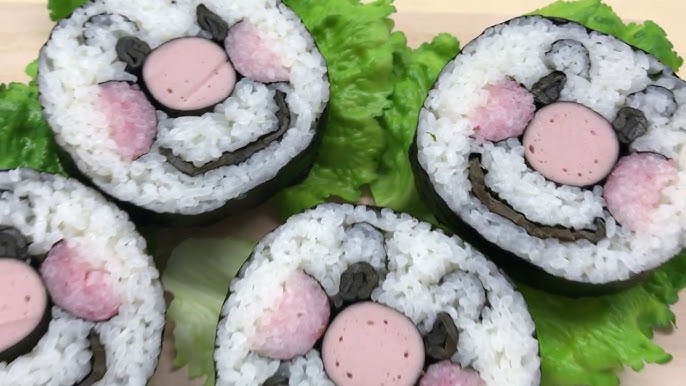 飾り巻き寿司の作り方 巻き方 キャラクター巻 How To Make Art Roll Sushi Youtube