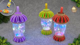 Сказочные фонарики из пластиковых бутылок❄️Прекрасная идея для новогоднего настроения🎄
