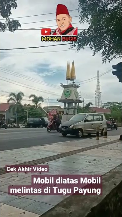 Tonton Sampai Akhir, Mobil diatas Mobil melintas di Tugu Payung Barru - Mohan Bugis