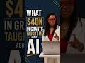 AI Helped Me Win $40K in Grants