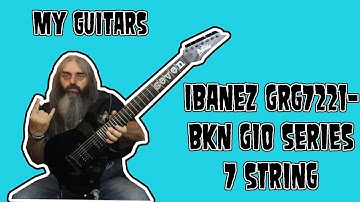 My Guitars Ibanez Grg7221 Bkn Gio Series 7 String