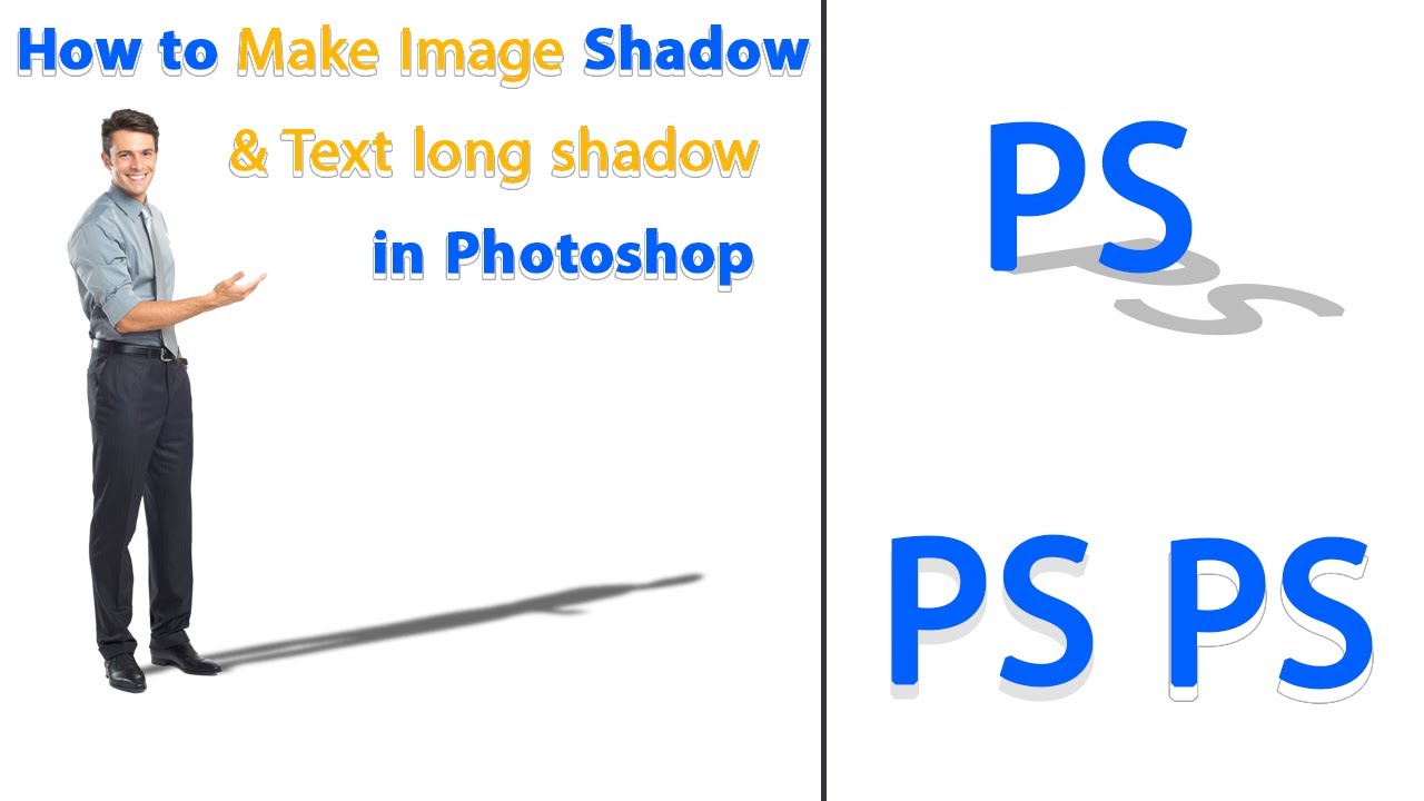 Jinsi ya kutengeneza kivuli cha vitu na long text shadow pia