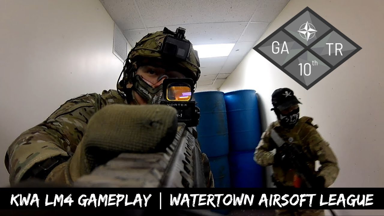 Airsoft CQB LM4 GamePlay! Watertown Airsoft League YouTube