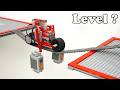 Challenge LEGO Vehicle Balance Across Tracked Bridge | Smart Lego