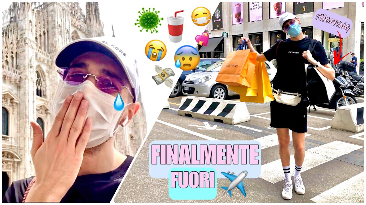 ESCO DI CASA PER LA PRIMA VOLTA DALL'INIZIO DELLA QUARANTENA: PIANGO! (e spendo)