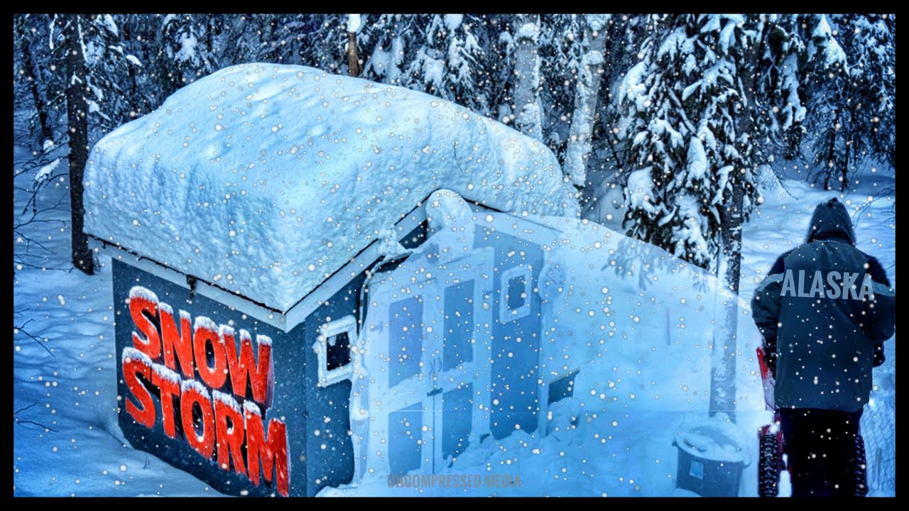 SNOW STORM | ALASKA | PREP & AFTERMATH | NO TALKING | RELAXING