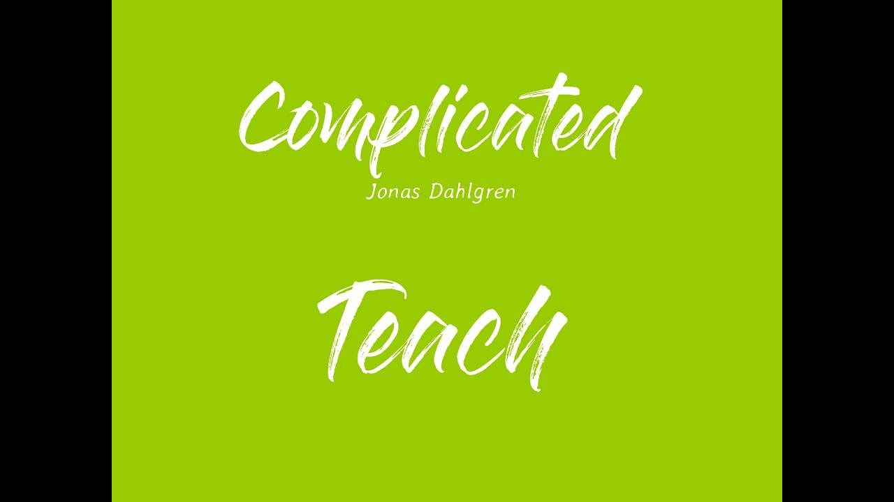 Complicated - Line Dance - Teach