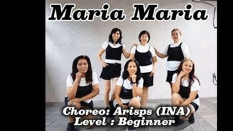 Maria Maria - Line Dance - Choreo: Arisps (INA) - October 2025 - Beginner 