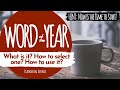 Selecting a Word of the Year