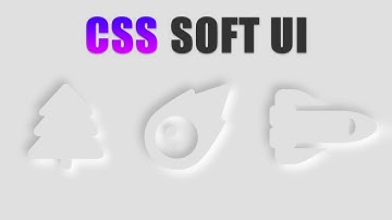 Neumorphism Icons in CSS