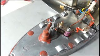 Riparare ferro da stiro IMETEK-E7801-termofusibile saltato-revisione termostato -iron plate hotplate