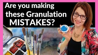 Granulating Watercolors (are you making these MISTAKES?)