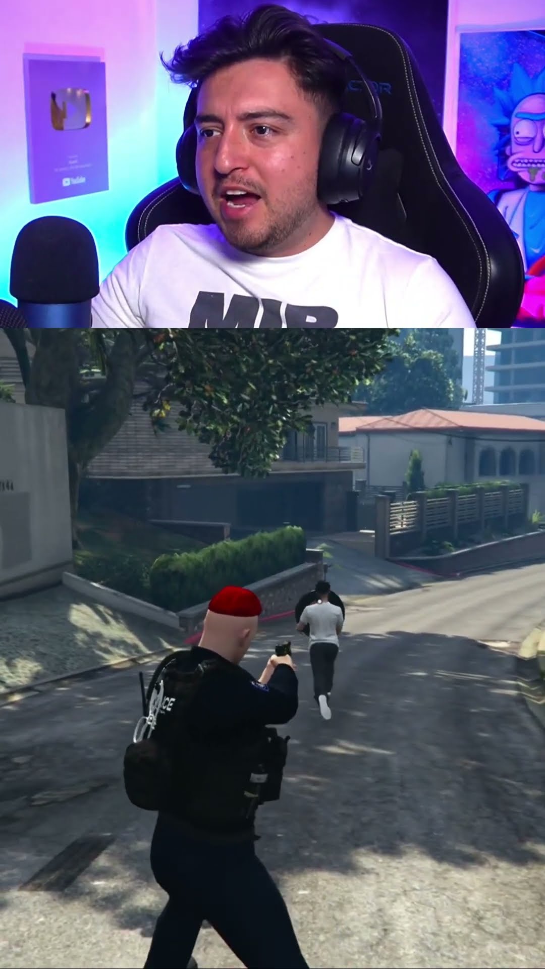 ENGAÑO UN POLICIA POR UNA LLANTA #shorts